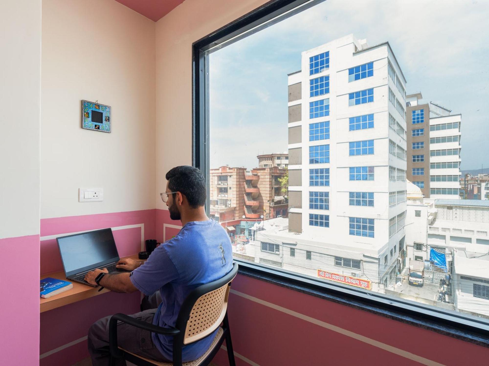 The Hosteller Jaipur, Mi Road Экстерьер фото